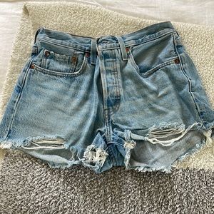 Levi 501 denim shorts